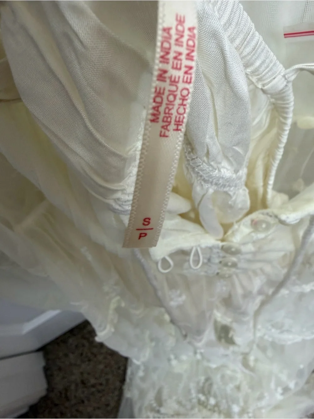 Free People Stevie Embroidered Sheer Mesh Maxi Dress Size Small Ivory